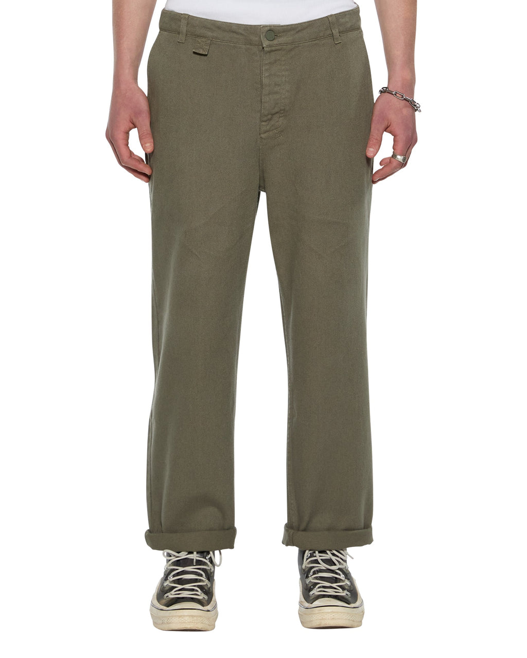 MENS RIVAL CHINO TROUSER KHAKI PANTS