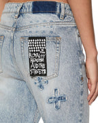 WOMENS SOHO SLOUCH KLASSIC KRAFTWERK DENIM JEANS