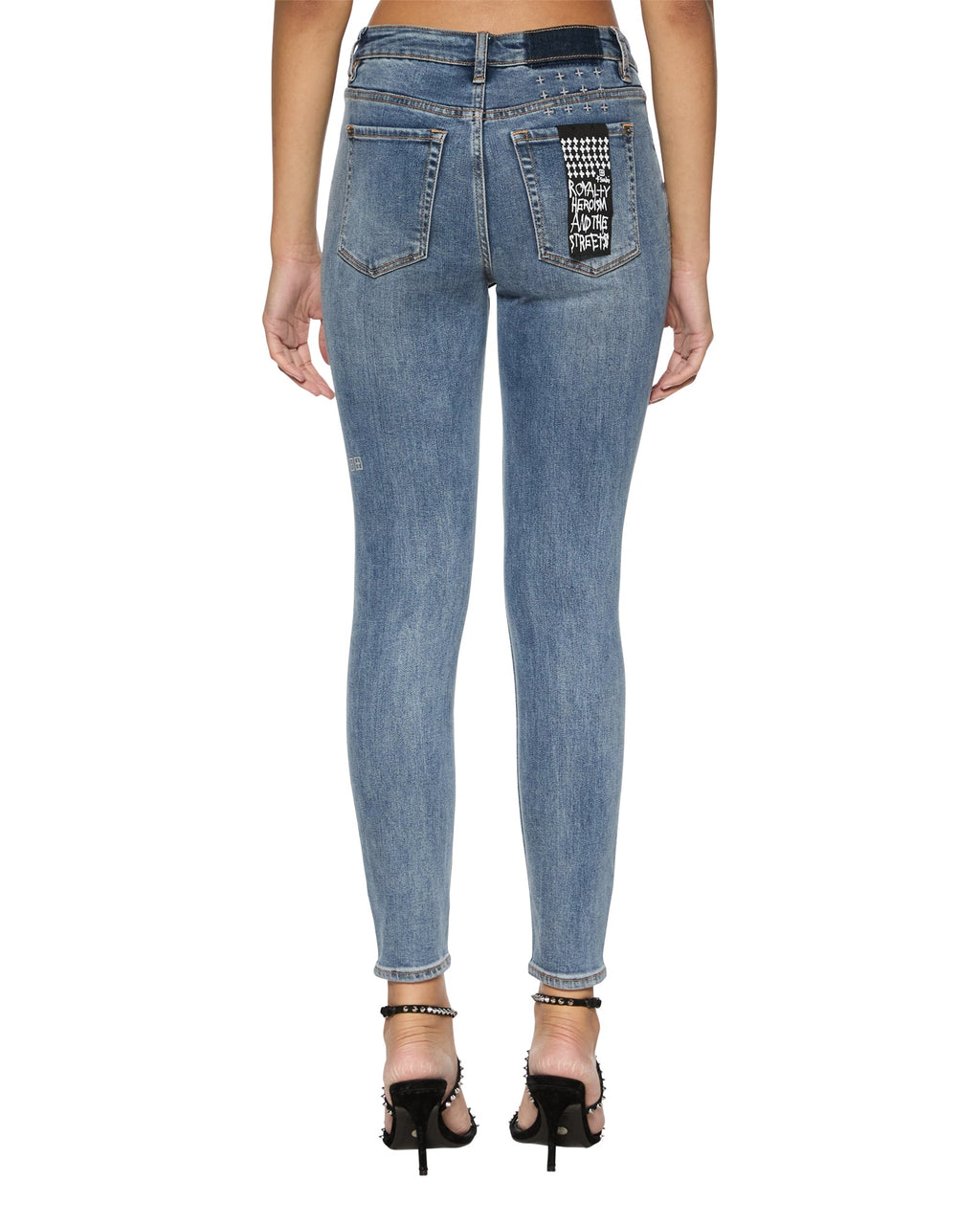 WOMENS SPRAY ON TRUE VINTAGE DENIM JEANS