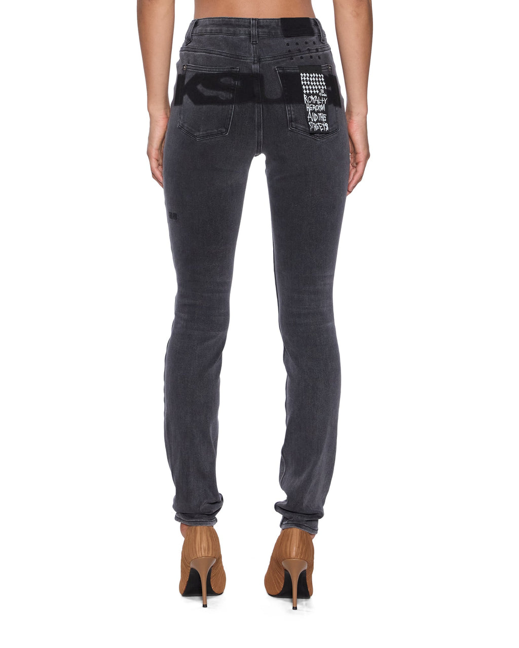 WOMENS SPRAY ON XTRA SOTT NIGHTSHADE DENIM JEANS