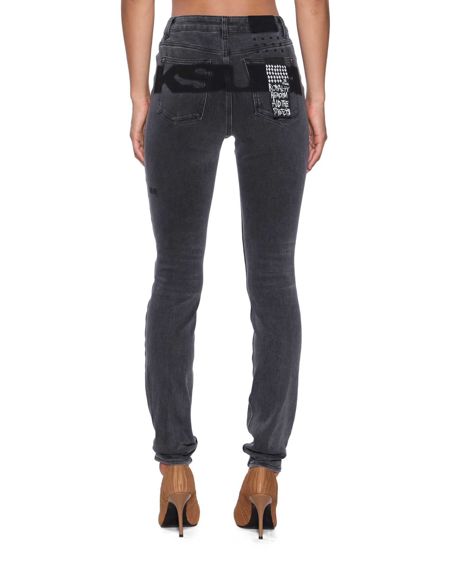 WOMENS  SPRAY ON XTRA SOTT NIGHTSHADE SKINNY DENIM JEANS