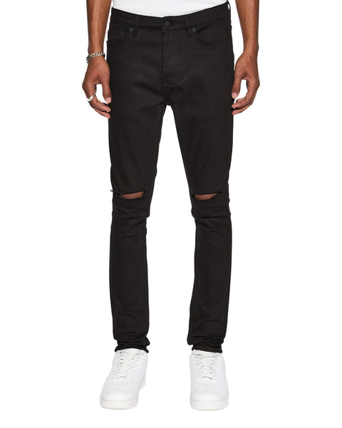 Mens Van Winkle Ace Black Slice Skinny Denim Jeans | Ksubi ++