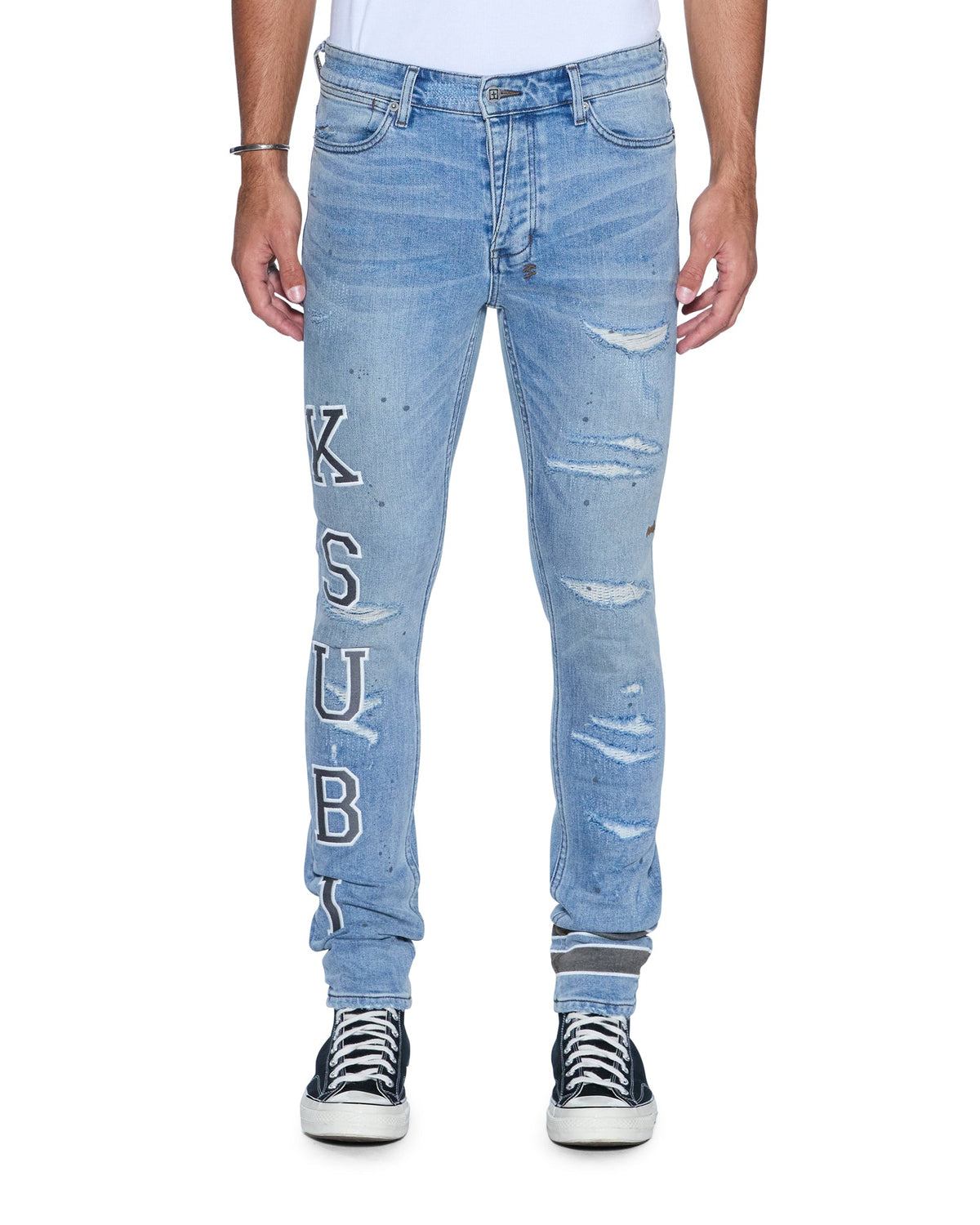 MENS VAN WINKLE ANTIKE 1999 REPAIR DENIM JEANS