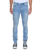 MENS VAN WINKLE ANTIKE 1999 REPAIR DENIM JEANS