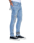 MENS VAN WINKLE ANTIKE 1999 REPAIR DENIM JEANS