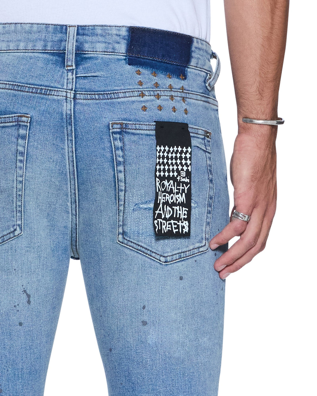 MENS VAN WINKLE ANTIKE 1999 REPAIR DENIM JEANS