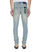 Mens Van Winkle Astral Grid Skinny Denim Jeans - Denim