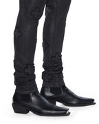Mens Van Winkle Backstage Black Kraftwerk Skinny Denim Jeans - Black