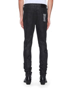 Mens Van Winkle Backstage Black Kraftwerk Skinny Denim Jeans - Black