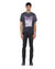 MENS  ALTER SID SS TEE BLEACH BLACK SLIM TEES