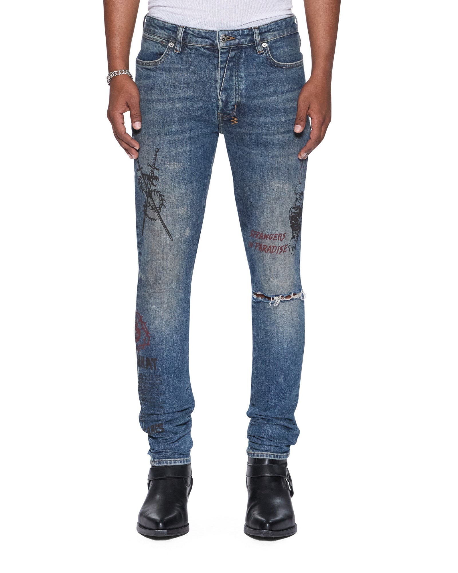 正規品 Ksubi スリムフィットデニム 29 uk us drip スキニー