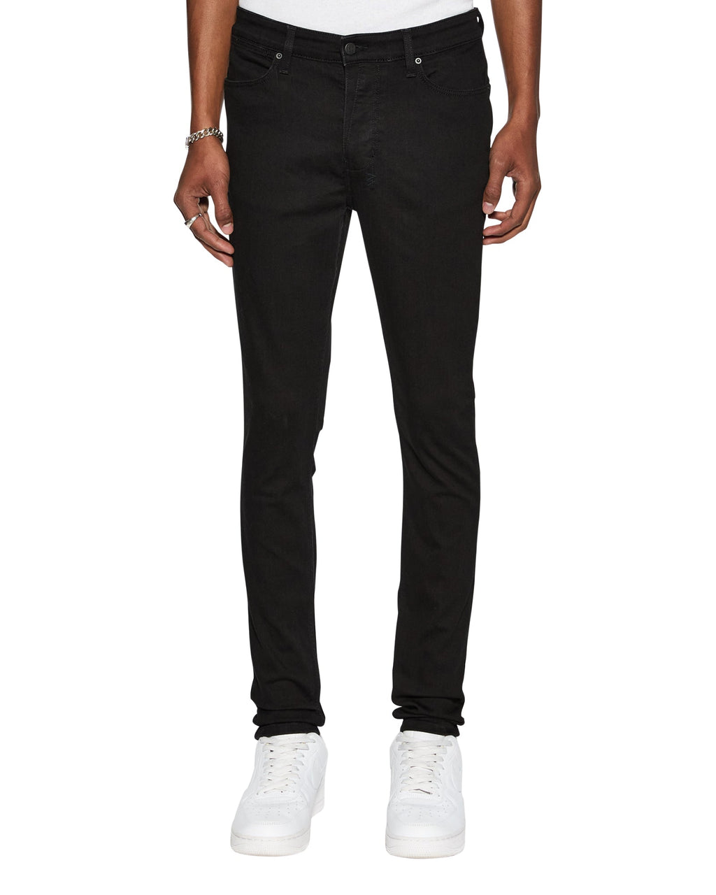 MENS VAN WINKLE BLACK REBEL DENIM JEANS