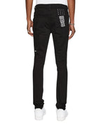 MENS VAN WINKLE BLACK REBEL DENIM JEANS
