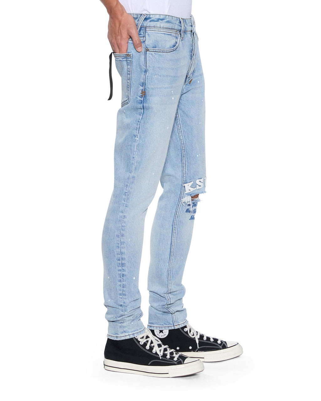 MENS VAN WINKLE DUKE BLUE DENIM JEANS