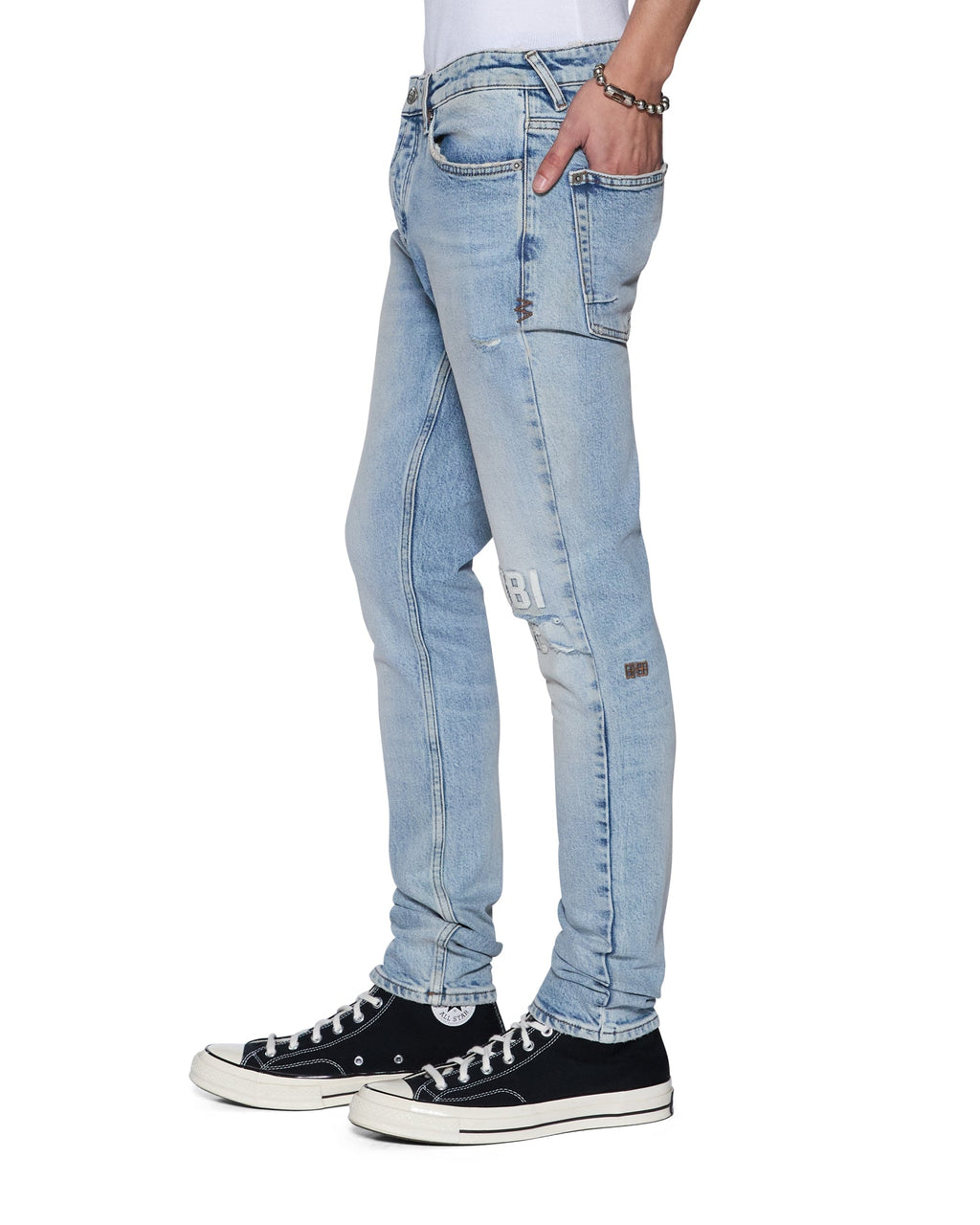 MENS VAN WINKLE KASPER BLUE DENIM JEANS