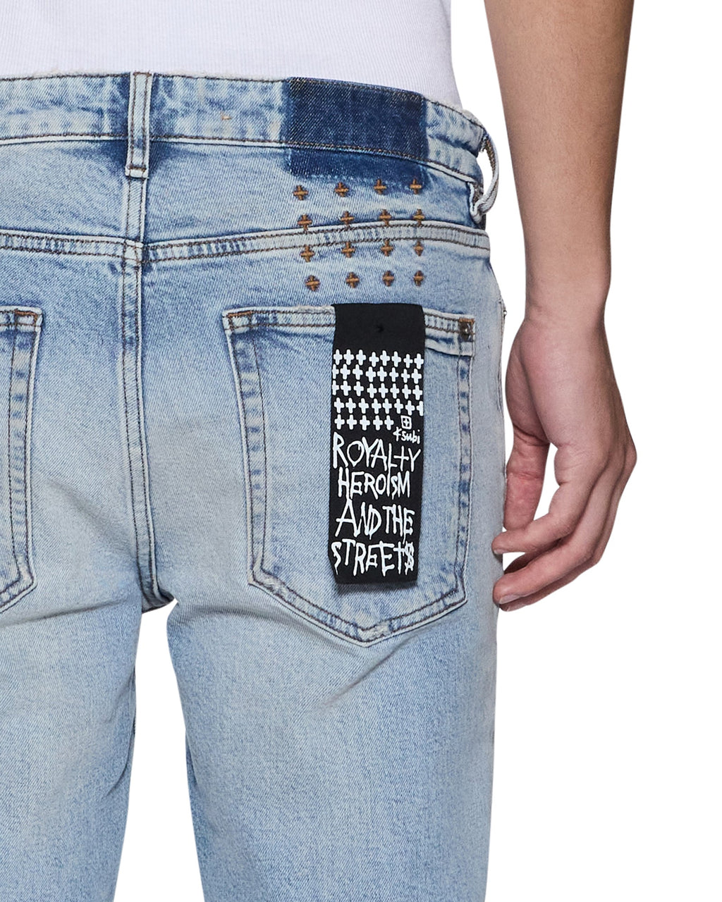 MENS VAN WINKLE KASPER BLUE DENIM JEANS