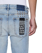 MENS VAN WINKLE KASPER BLUE DENIM JEANS