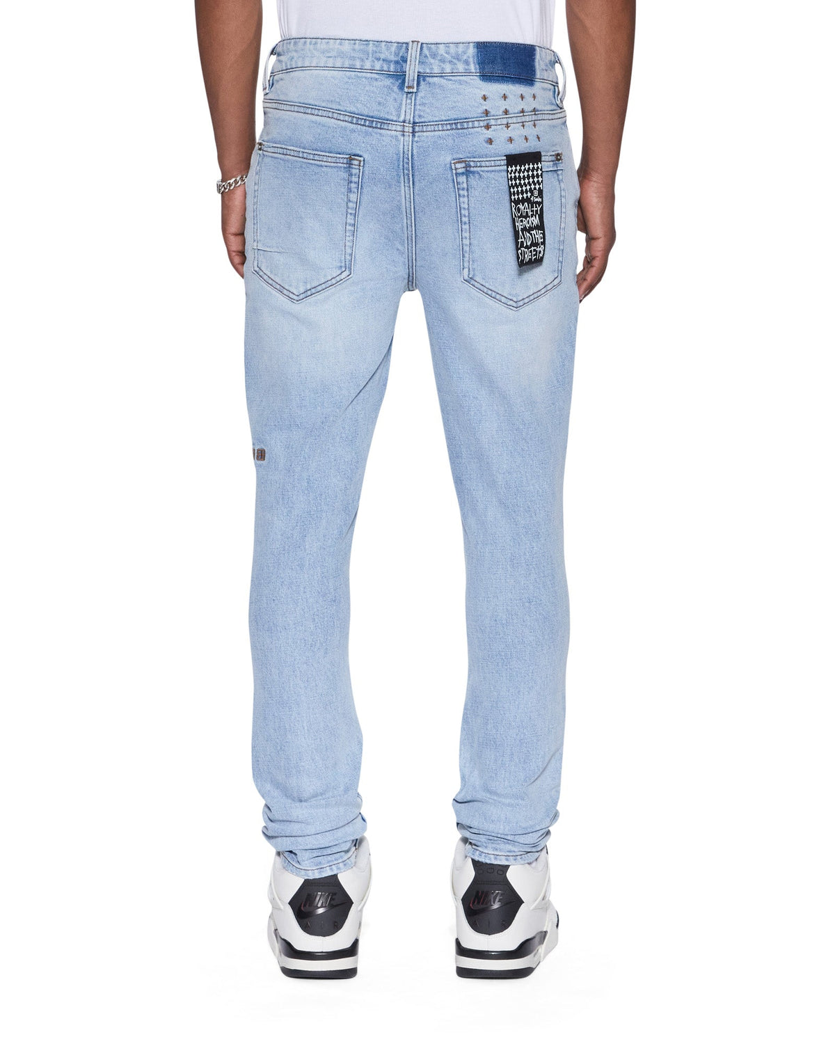 Mens Van Winkle Kristal Worldwide Skinny Denim Jeans - Denim