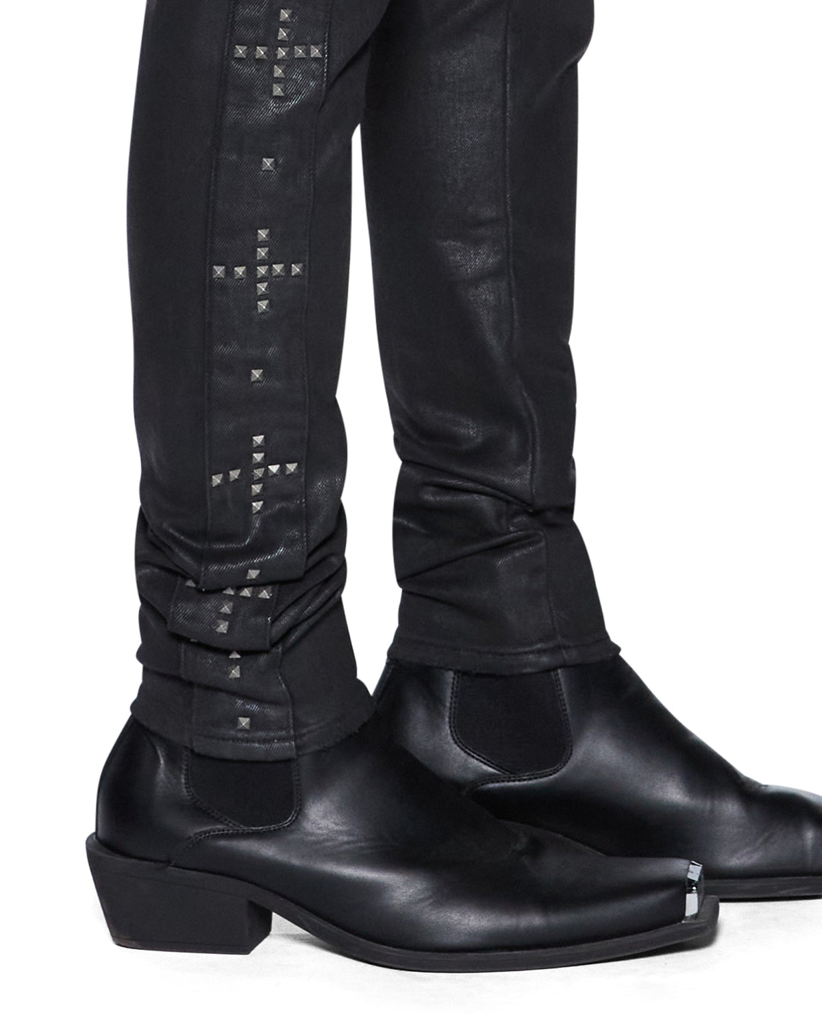 MENS VAN WINKLE PLUS STUDDED DENIM JEANS