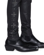 MENS VAN WINKLE PLUS STUDDED DENIM JEANS