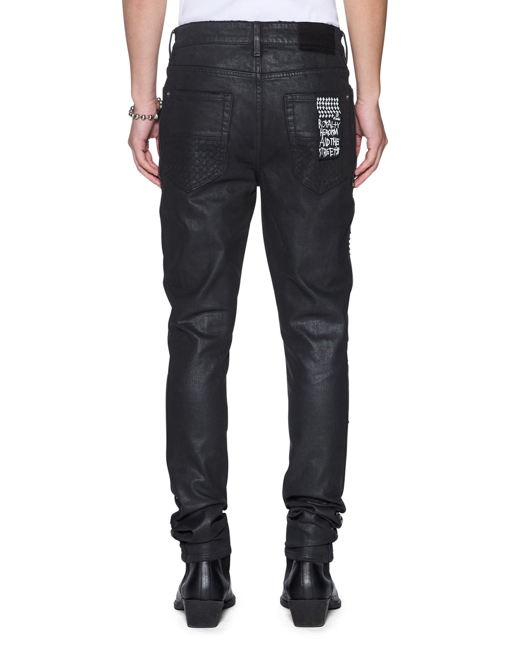 MENS VAN WINKLE PLUS STUDDED DENIM JEANS