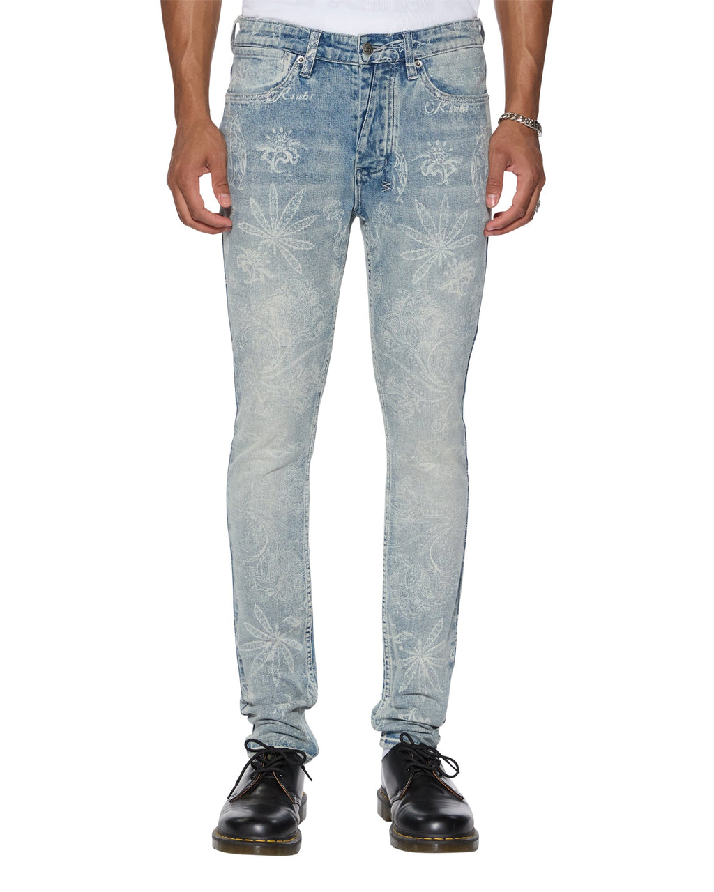 Mens Van Winkle Punk Eternity Skinny Denim Jeans - Denim