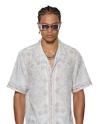 Mens Eternity Ekcess Resort Ss Shirt Oversized Shirts - Blue