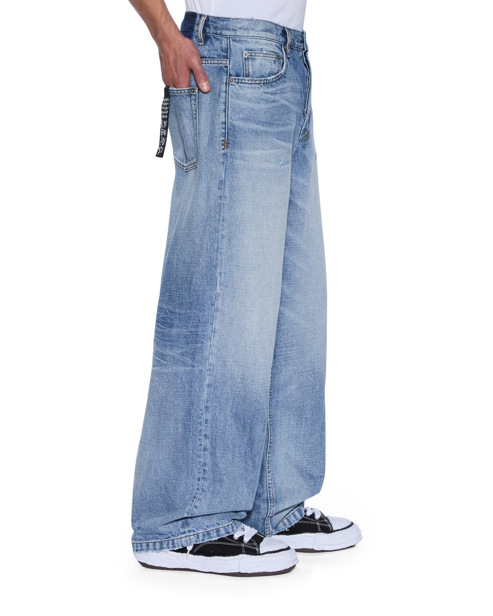 MENS  MAXX DAKOTA BLUE BAGGY DENIM JEANS