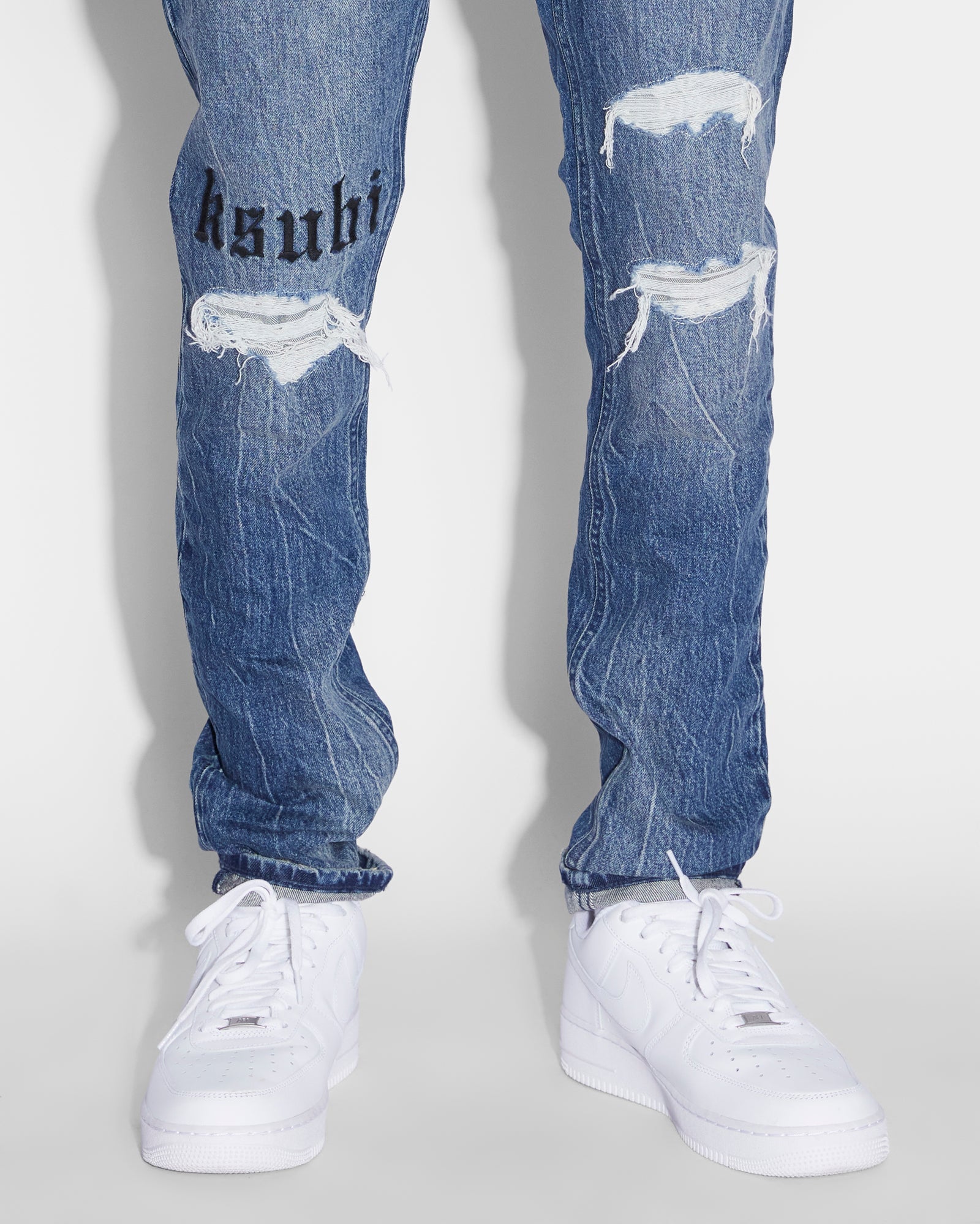 MENS CHITCH BONEYARD KULT SLIM DENIM JEANS