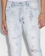 MENS CHITCH STIK N POKE DENIM JEANS