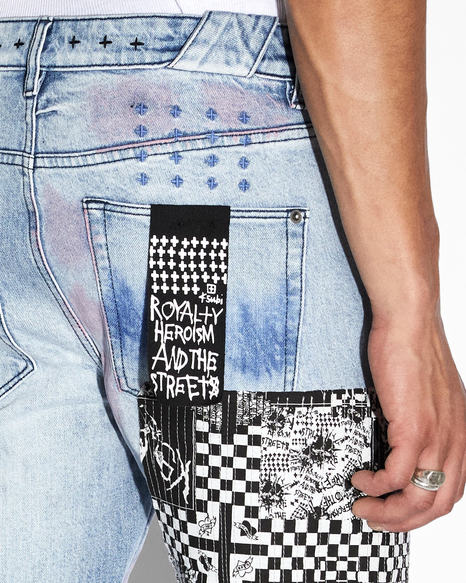 MENS  CHITCH THE STREETS KOLOR SLIM DENIM JEANS