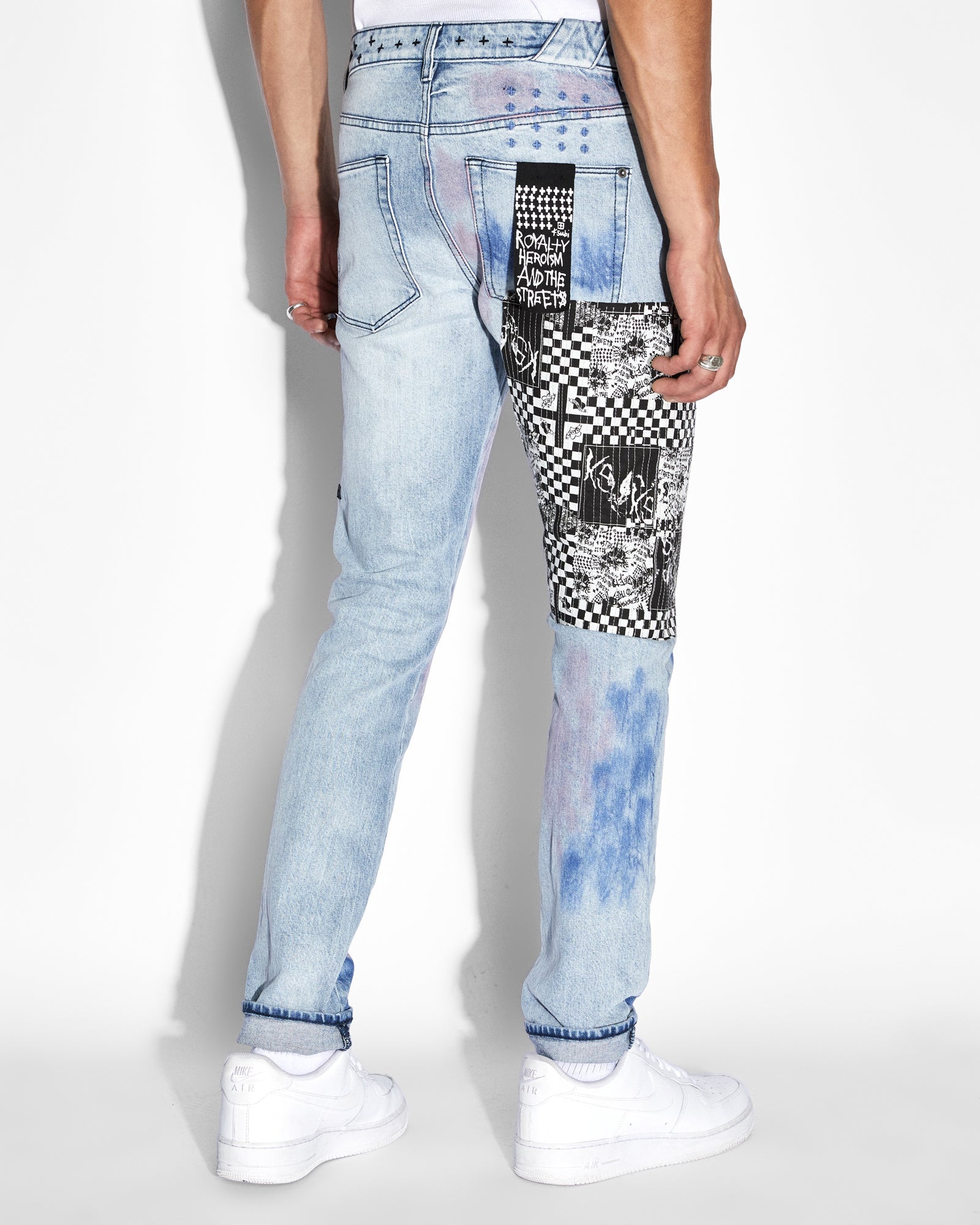 MENS  CHITCH THE STREETS KOLOR SLIM DENIM JEANS