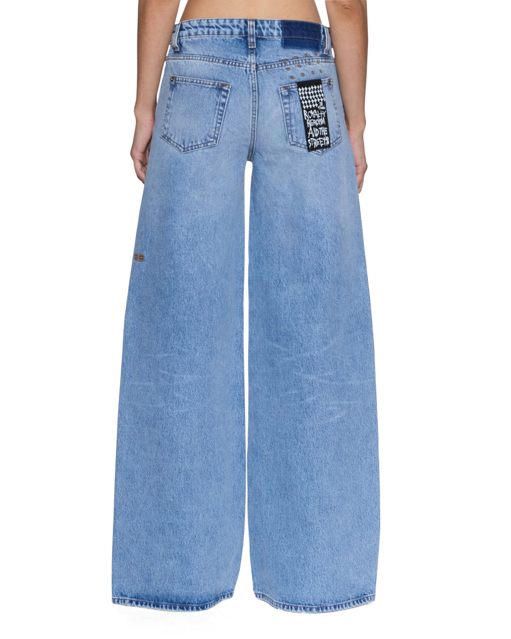 WOMENS DROPOUT JEAN MERCER BLUE DENIM JEANS