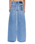 WOMENS DROPOUT JEAN MERCER BLUE DENIM JEANS