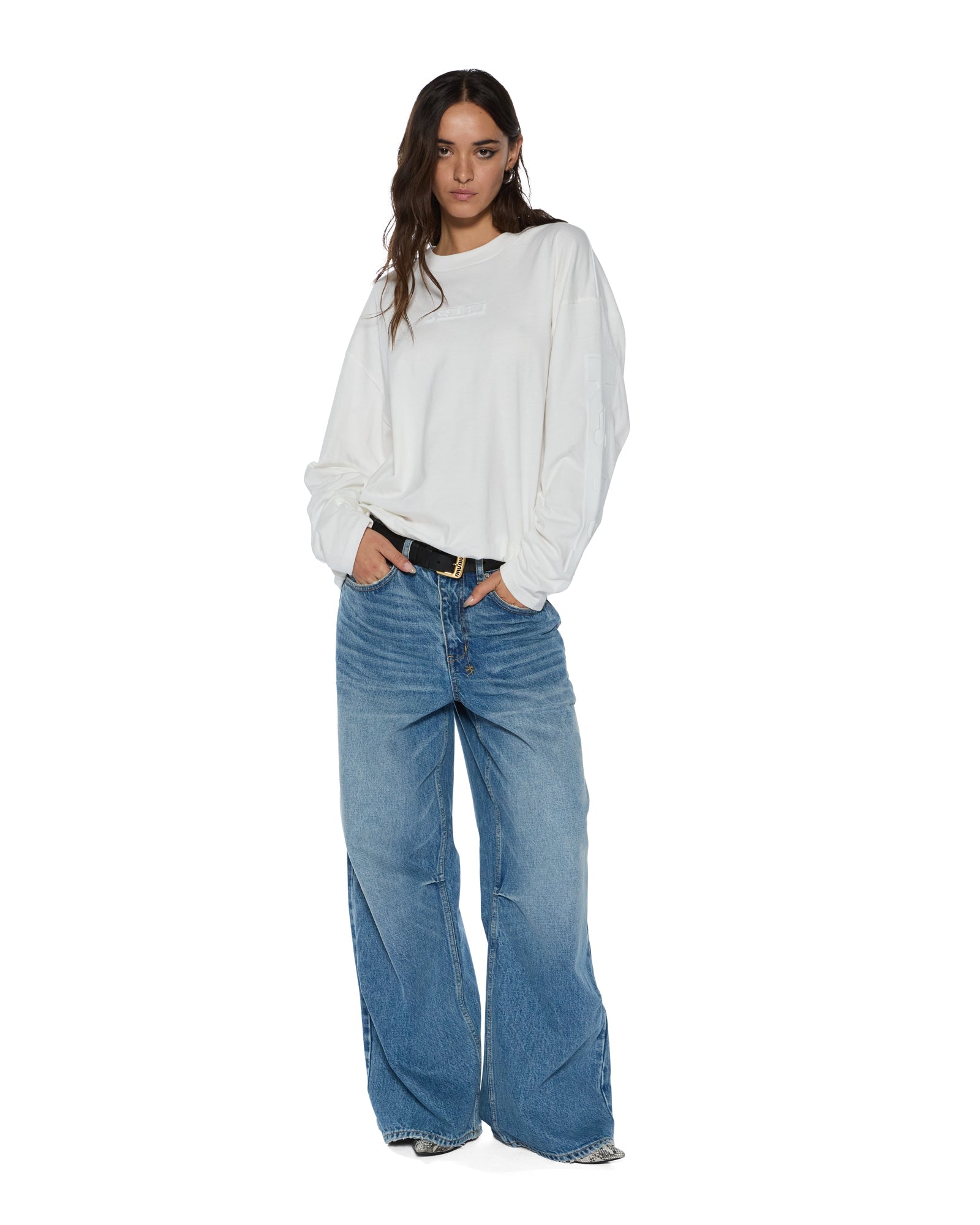 WOMENS  KSUPER MAVERIK BAGGY DENIM JEANS