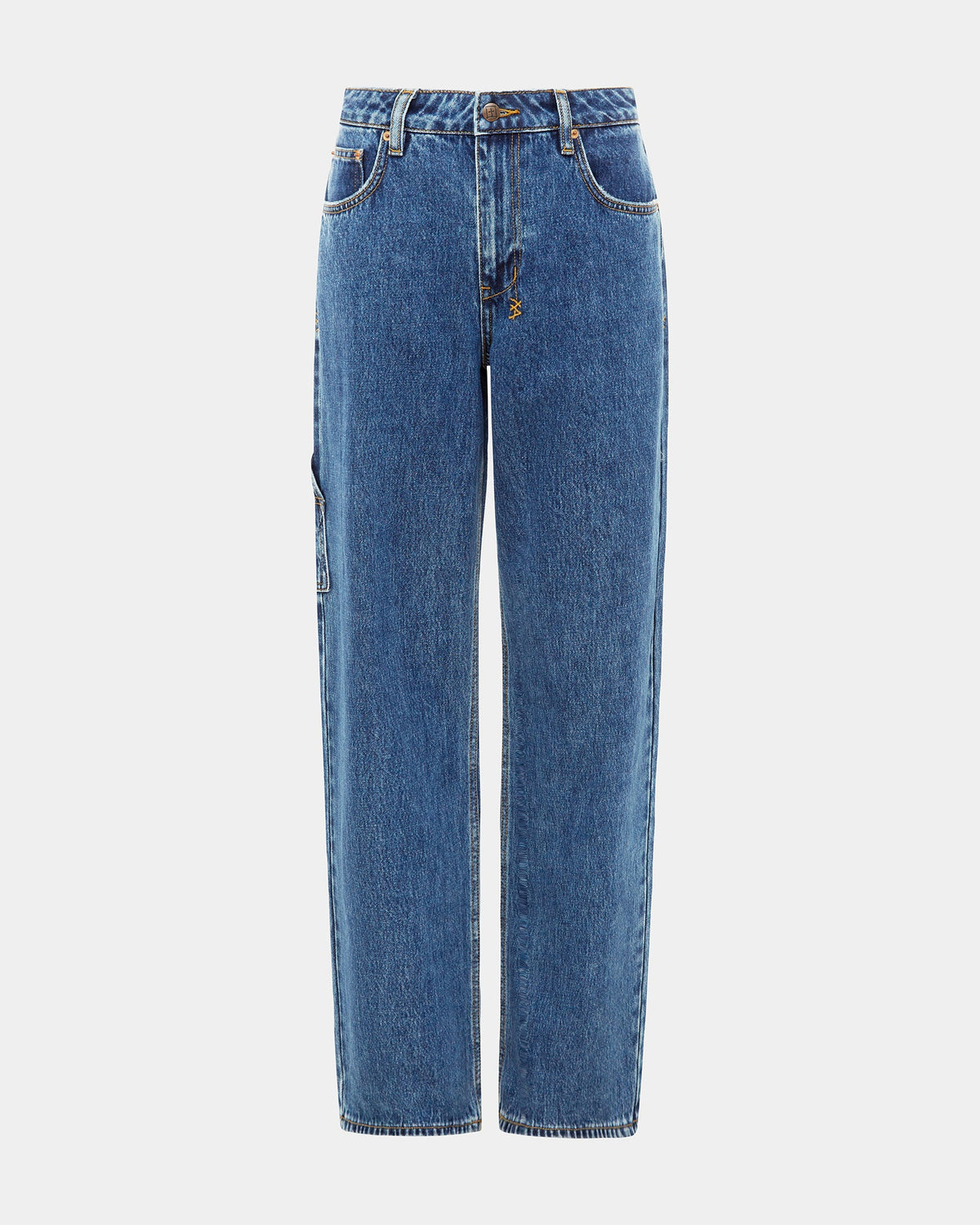 WOMENS LOW RIDER CARPENTER MOODY DENIM JEANS