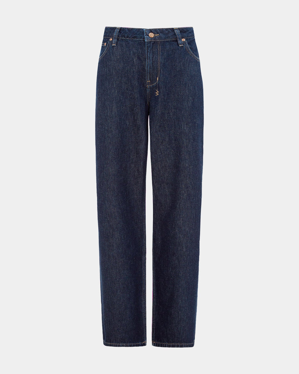 Womens Low Rider Legacy Baggy Denim Jeans - Denim