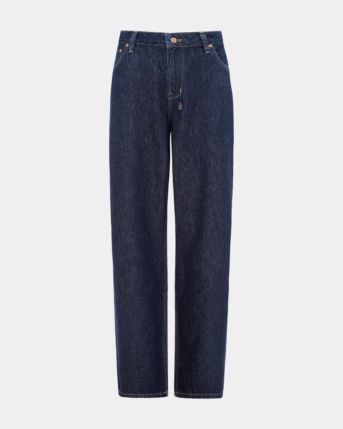 Womens Low Rider Legacy Baggy Denim Jeans - Denim