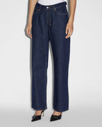 Womens Low Rider Legacy Baggy Denim Jeans - Denim