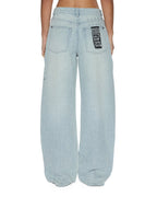 WOMENS LOW RIDER TILE DENIM JEANS