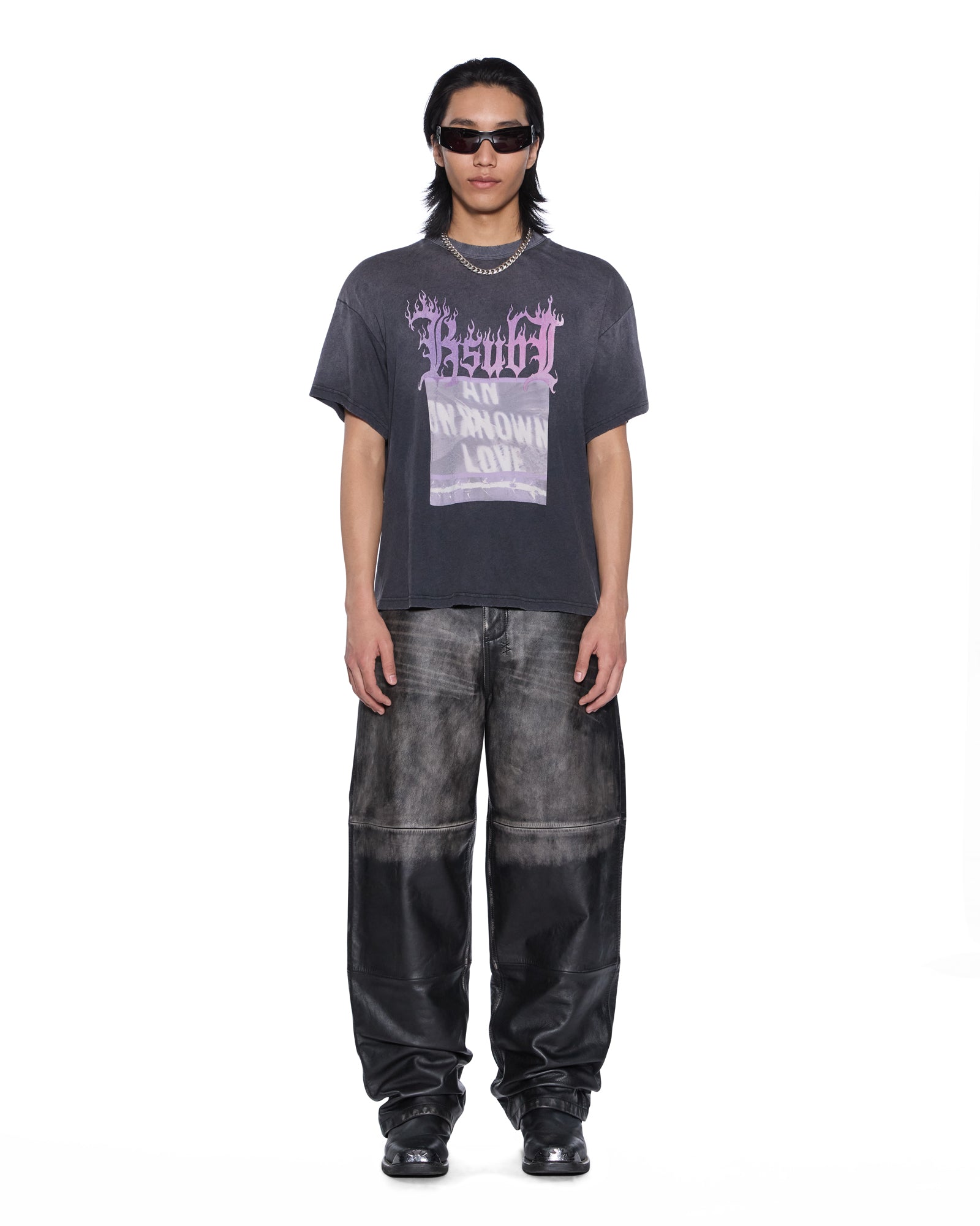 MENS  BLACKJACK MAXX PANT AGED BLACK RELAXED DENIM JEANS