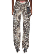 MENS MOWALOLA ANTI K CHEETAH DENIM JEANS