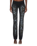MOWALOLA JEAN BLACK CHEETAH