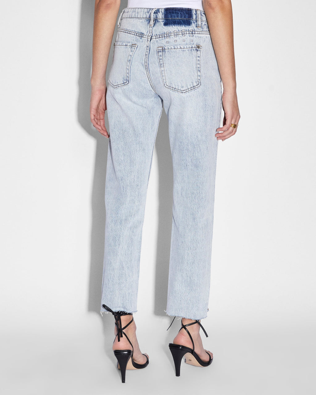 Womens Nine O Muse Panel Slim Denim Jeans - Denim
