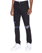 MENS CHITCH NYC LAID BLACK DENIM JEANS