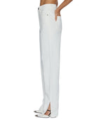 WOMENS PLAYBACK SPLITS ECRU DENIM JEANS
