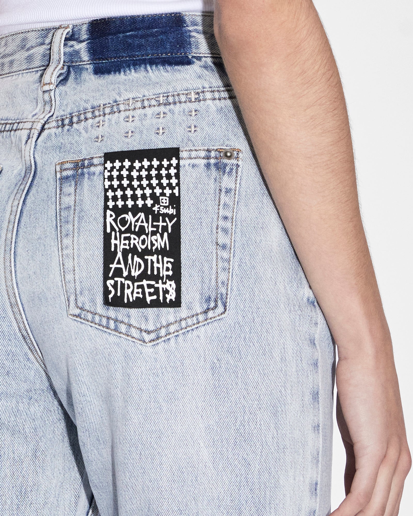 WOMENS  PLAYBACK MUSE PANEL STRAIGHT DENIM JEANS