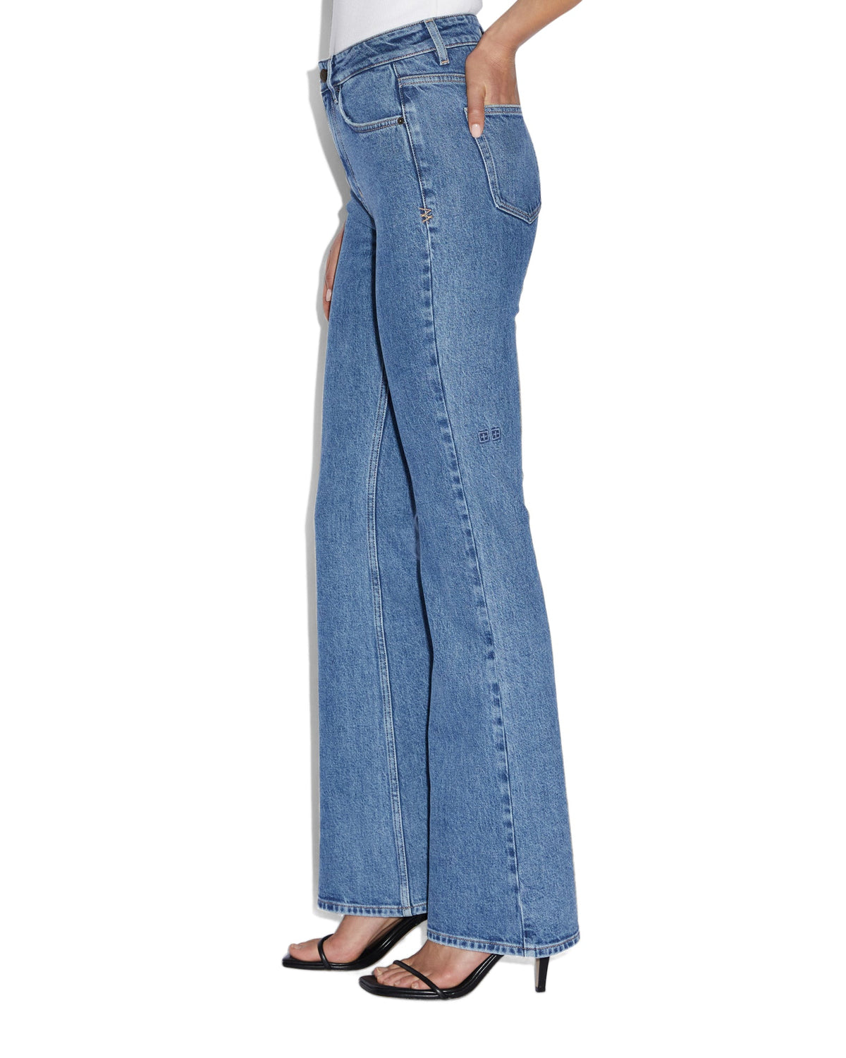 Womens Soho Heritage Flare Denim Jeans - Denim