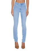 WOMENS SPRAY ON XTRA DEJA VU DENIM JEANS