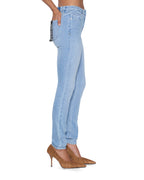WOMENS SPRAY ON XTRA DEJA VU DENIM JEANS